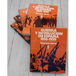 Guerra y revolución en España 1936-1939, 1, 2., 3, 4 y 5 (obra completa, los cinco tomos) - Imagen 1