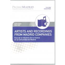 Artists and Recordings From Madrid Companies. Catalogue 2006-2007. - Imagen 1