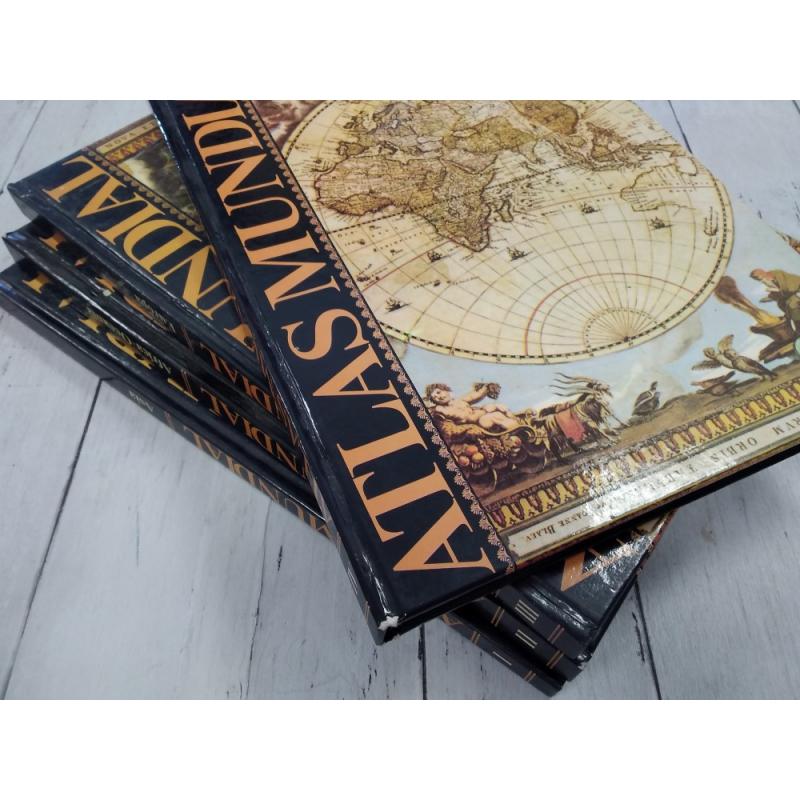 Atlas mundial I, II, III y IV (los cuatro tomos, obra completa)
