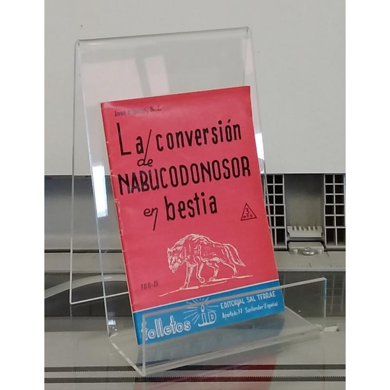 186-B. La conversión de Nabucodonosor en bestia (folleto miniatura 12x8 cm)