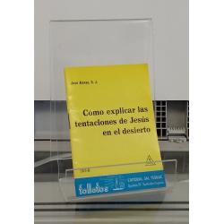 303-B. Cómo explicar las tentaciones de Jesús en el desierto (folleto miniatura 12x8 cm)