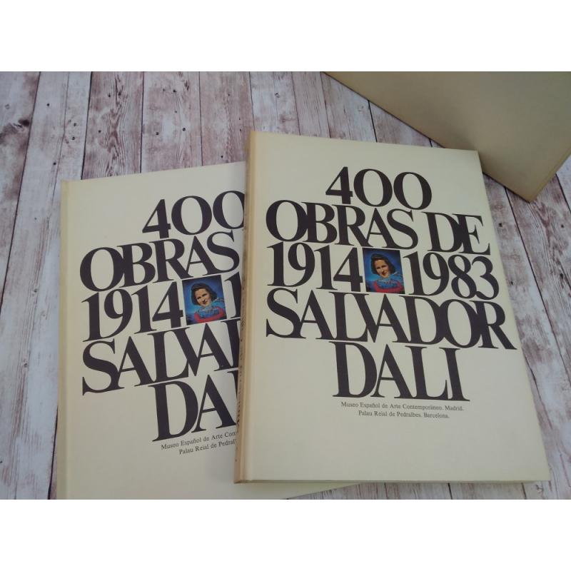 Salvador Dalí: 400 obras de 1914 a 1983, tomos I y II (los dos tomos, obra completa)