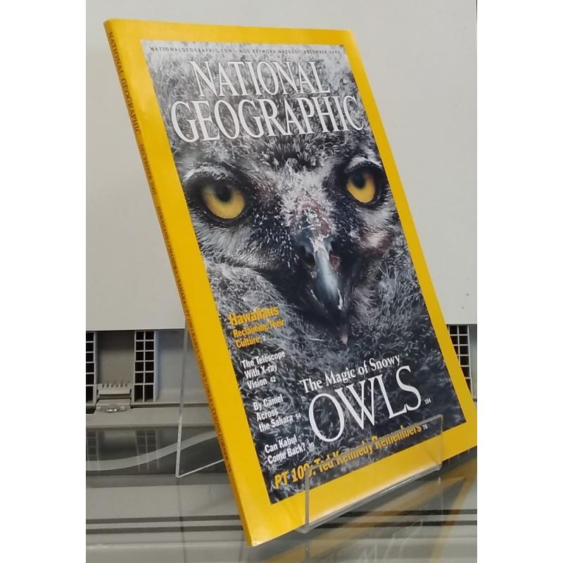 National Geographic december 2002. Hawaiians. Owls