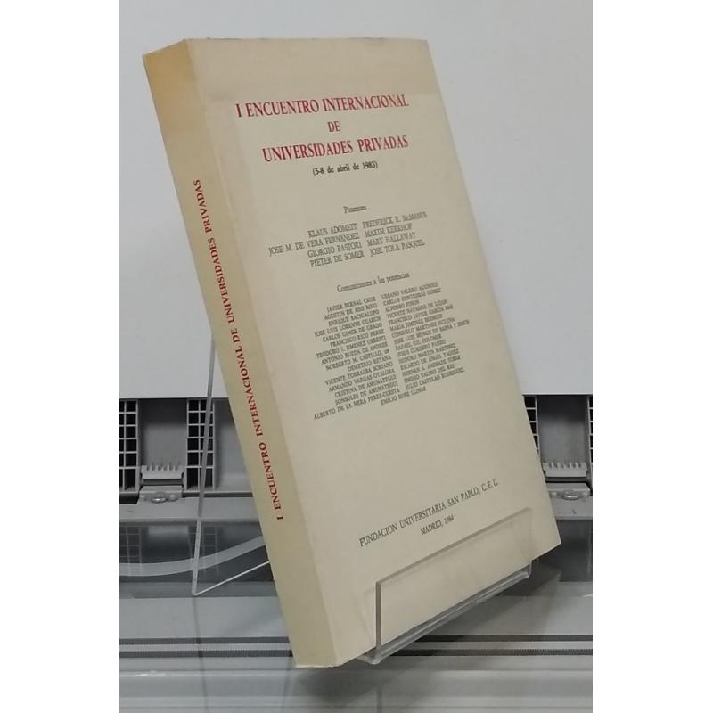 I Encuentro Internacional de Universidades Privadas (5-8 de abril de 1983)